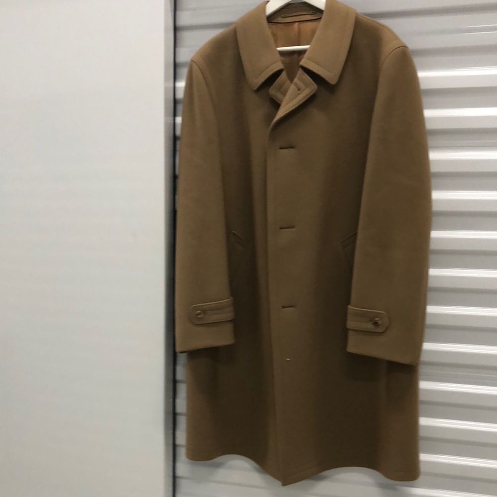 Classic Tan Men's Overcoat